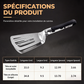 🍳👨‍🍳 -60% ! 🥩Pince-Spatule Alimentaire 2 en 1 en Acier Inoxydable – Égouttage Huile, Usage Polyvalent & Manche Ergonomique