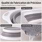 🍳💧 -60% ! 🧲Ensemble de 3 Passoires Pliables avec Socle Égouttoir – 3 Tailles, Gain de Place & Usage Polyvalent en Cuisine