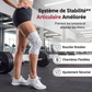 Genouillère intelligente avec bouton de compression réglable