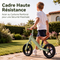 Vélo d'équilibre pour enfants de 25,4 cm (10 pouces) en acier au carbone, vélo sans pédales pour tout-petits