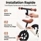 Vélo d'équilibre pour enfants de 25,4 cm (10 pouces) en acier au carbone, vélo sans pédales pour tout-petits