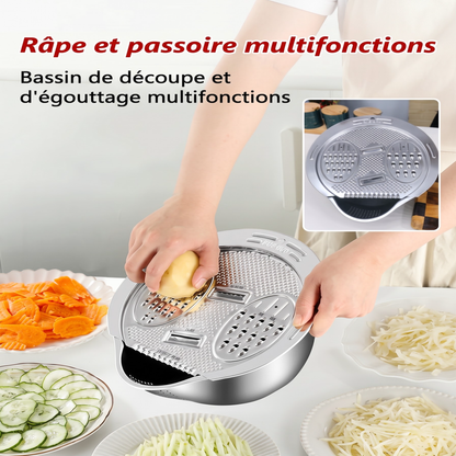 🍳🥗 -60% ! 🏠Panier Multifonction en Acier Inoxydable – Couper, Égoutter & Préparer en Toute Simplicité.