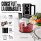 Robot culinaire multifonction avec commande tactile et bol en verre