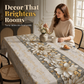 🌸🌺 -60% ! 🍽️Nappe Imprimée Florale Vintage Française – Élégante, Tomber Doux & Décoration Chaleureuse.