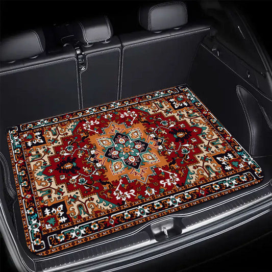 🚙🧼 Tapis de Coffre Universel en Velours Cristal – Antidérapant, Protecteur et Facile à Entretenir