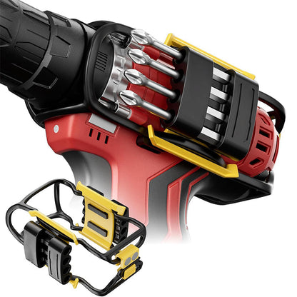 🪛⚡ -60% ! 🛠️Porte-Embouts Universel pour Perceuses Sans Fil – Fixation Antidérapante & 8/16 Emplacements pour Travail Efficace.