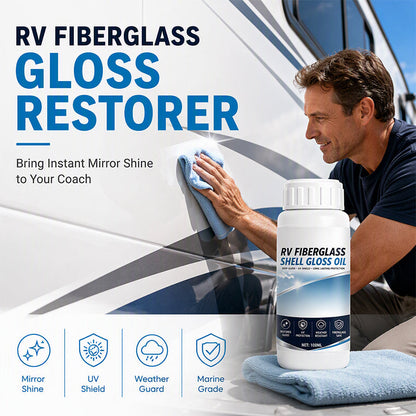 🚐💎 -60% ! 🛡️Restaurateur de Brillance pour Fibre de Verre – Protection UV & Barrière Anti-Intempéries pour Camping-Car.