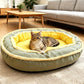 🐕🛏️ -60% ! 💤Lit Confortable pour Animaux – Mousse de Soutien & Double Texture Respirante pour un Repos Douillet.