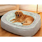 🐕🛏️ -60% ! 💤Lit Confortable pour Animaux – Mousse de Soutien & Double Texture Respirante pour un Repos Douillet.