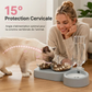 🐶🐱 -60% ! 🥣Gamelle Surélevée 2 en 1 pour Animaux – Design Incliné, Remplissage Automatique & Base Antidérapante.