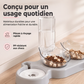 🐶🐱 -60% ! 🥣Gamelle Surélevée 2 en 1 pour Animaux – Design Incliné, Remplissage Automatique & Base Antidérapante.