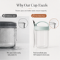 🥛🍯 -60% ! 🌟Bocal Portable en Verre Borosilicaté – Couvercle Étanche & Support Cuillère Intégré pour Yaourt et Flocons d'Avoine Sans Fuite.