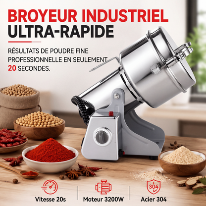 ⚡⚙️ -60% ! 🌪️Moulin Électrique Ultra-Fin à Grande Vitesse.