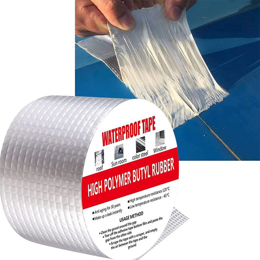 🌧️🛠️ Bande d'Étanchéité Butyle en Aluminium – Colmatage Immédiat, Étanche et Résistante aux Intempéries