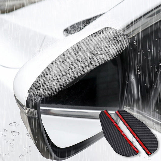🚗💧 Déflecteurs de Pluie pour Rétroviseurs – Vision Dégagée, PVC Flexible et Pose Adhésive Rapide