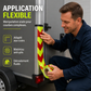 ⚠️🚛 Ruban Réfléchissant Prismatique Haute Visibilité – Visibilité 3x Supérieure, Résistant aux UV et Adhérence Durable