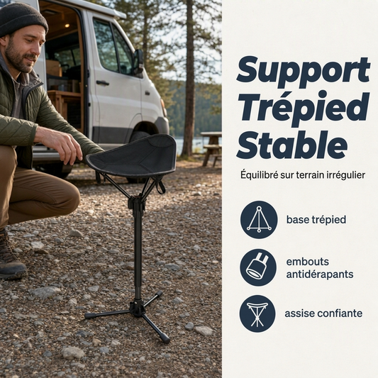 🏕️🎣 -60% ! 🪑Tabouret pliant compact et robuste