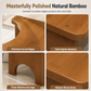 🌿🪵 Marchepied de Toilette Antidérapant pour Enfants & Adultes – Bambou Naturel, Posture Ergonomique et Support Robuste
