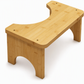 🌿🪵 Marchepied de Toilette Antidérapant pour Enfants & Adultes – Bambou Naturel, Posture Ergonomique et Support Robuste