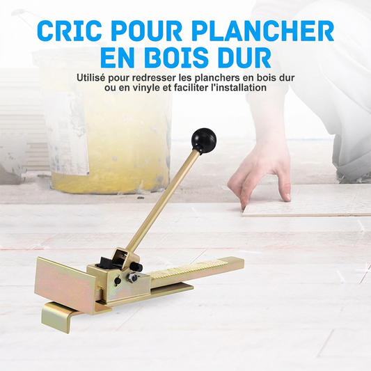 🪵🛠️ Cric Professionnel pour Planches de Bois Dur – Mécanisme à Cliquet, Alignement Précis et Acier Haute Résistance