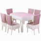 🪑🦢 Ensemble Nappe et Housses de Chaise de Salle à Manger – Matelassé Élégant, Broderie Cygne et Protection Durable
