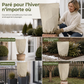🌨️🌿 Housse d’Hivernage pour Plantes – Non-Tissé 80 g, Respirante et Cordon de Serrage