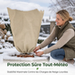🌨️🌿 Housse d’Hivernage pour Plantes – Non-Tissé 80 g, Respirante et Cordon de Serrage