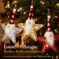 🎄✨ Suspensions de Noël Père Noël et Étoile à Paillettes – Ultra-Légères, Scintillantes et Finitions Soignées