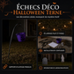 🎃🧙‍♀️ Grand Chaudron de Sorcière d'Halloween avec Trépied – Éclairage LED, Trépied Métallique et Résistant aux Intempéries