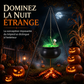 🎃🧙‍♀️ Grand Chaudron de Sorcière d'Halloween avec Trépied – Éclairage LED, Trépied Métallique et Résistant aux Intempéries
