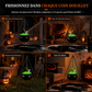 🎃🧙‍♀️ Grand Chaudron de Sorcière d'Halloween avec Trépied – Éclairage LED, Trépied Métallique et Résistant aux Intempéries