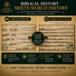 📚🕰️ Tableau synchronologique de l’histoire – Comparaison visuelle des siècles, révision claire et décoration de bureau