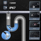 🔍💧 Caméra endoscopique HD étanche – Sonde de 8 mm, connexion mobile et éclairage LED