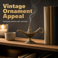 🪔🌫️ Brûle-encens vintage style lampe de génie – Décoratif, compact et en métal