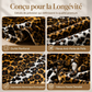 🐆🛋️ Plaid en polyester ultra-doux à imprimé léopard – Chaleur légère, plusieurs tailles et lavage en machine