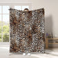 🐆🛋️ Plaid en polyester ultra-doux à imprimé léopard – Chaleur légère, plusieurs tailles et lavage en machine
