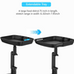 🚗 Car Cup Holder Tray: 360° Swivel, Extendable Surface, Phone Slot, Tool-Free Install