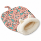 🐈🛏️ Nid-caverne Semi-fermé pour Chats et Petits Chiens – Chaud, Coupe-vent et Douillet pour un Sommeil Profond