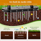 🌱🛠️ Aérateur de Gazon Manuel à Carottage – Acier Robuste, Poignée Réglable et Aération Efficace