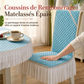 🪑🦢 Ensemble Nappe et Housses de Chaise de Salle à Manger – Matelassé Élégant, Broderie Cygne et Protection Durable
