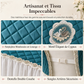 🪑🦢 Ensemble Nappe et Housses de Chaise de Salle à Manger – Matelassé Élégant, Broderie Cygne et Protection Durable