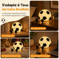 Veilleuse tactile en silicone en forme de ballon de football rechargeable, lampe de chambre de bébé douce pour les yeux, pour la chambre des enfants