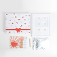 👣🖼️ Kit Cadre Souvenir Empreintes Bébé et Animaux – Triple Volet, Bois MDF et Prise d’Empreinte Précise