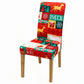🎄🪑 Housse de Chaise Extensible de Noël – Dossier Haut, Ajustement Parfait et Décoration Festive