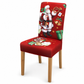 🎄🪑 Housse de Chaise Extensible de Noël – Dossier Haut, Ajustement Parfait et Décoration Festive