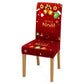 🎄🪑 Housse de Chaise Extensible de Noël – Dossier Haut, Ajustement Parfait et Décoration Festive