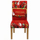 🎄🪑 Housse de Chaise Extensible de Noël – Dossier Haut, Ajustement Parfait et Décoration Festive