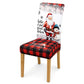 🎄🪑 Housse de Chaise Extensible de Noël – Dossier Haut, Ajustement Parfait et Décoration Festive