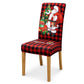 🎄🪑 Housse de Chaise Extensible de Noël – Dossier Haut, Ajustement Parfait et Décoration Festive