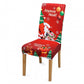 🎄🪑 Housse de Chaise Extensible de Noël – Dossier Haut, Ajustement Parfait et Décoration Festive